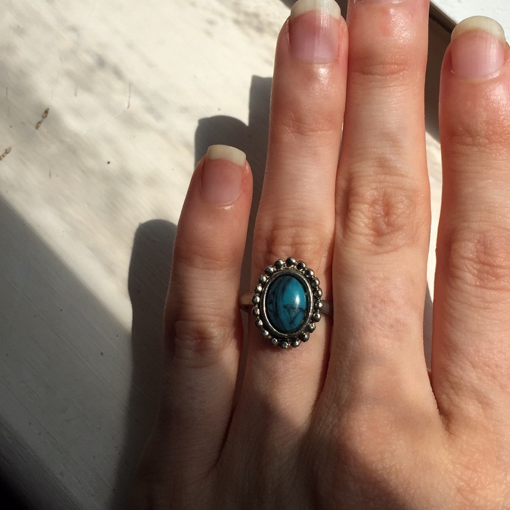 Sterling Silver Turquoise Ring 8